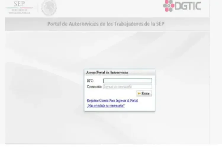 Mi Portal Autoservicios SEP