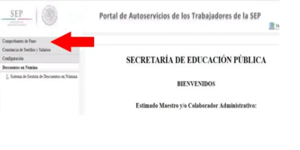 Mi Portal Autoservicios SEP
